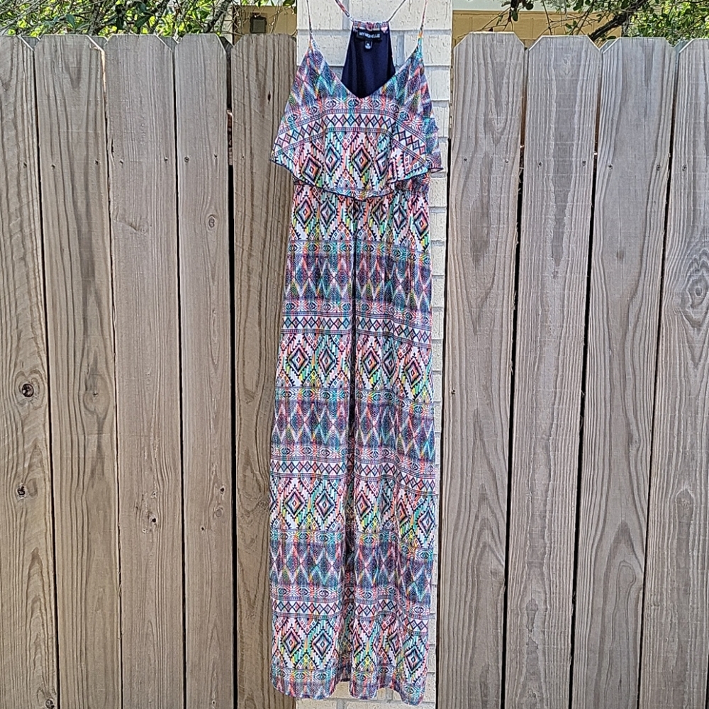 💕Printed Ruffle Maxi Dress - Picture 3 of 7